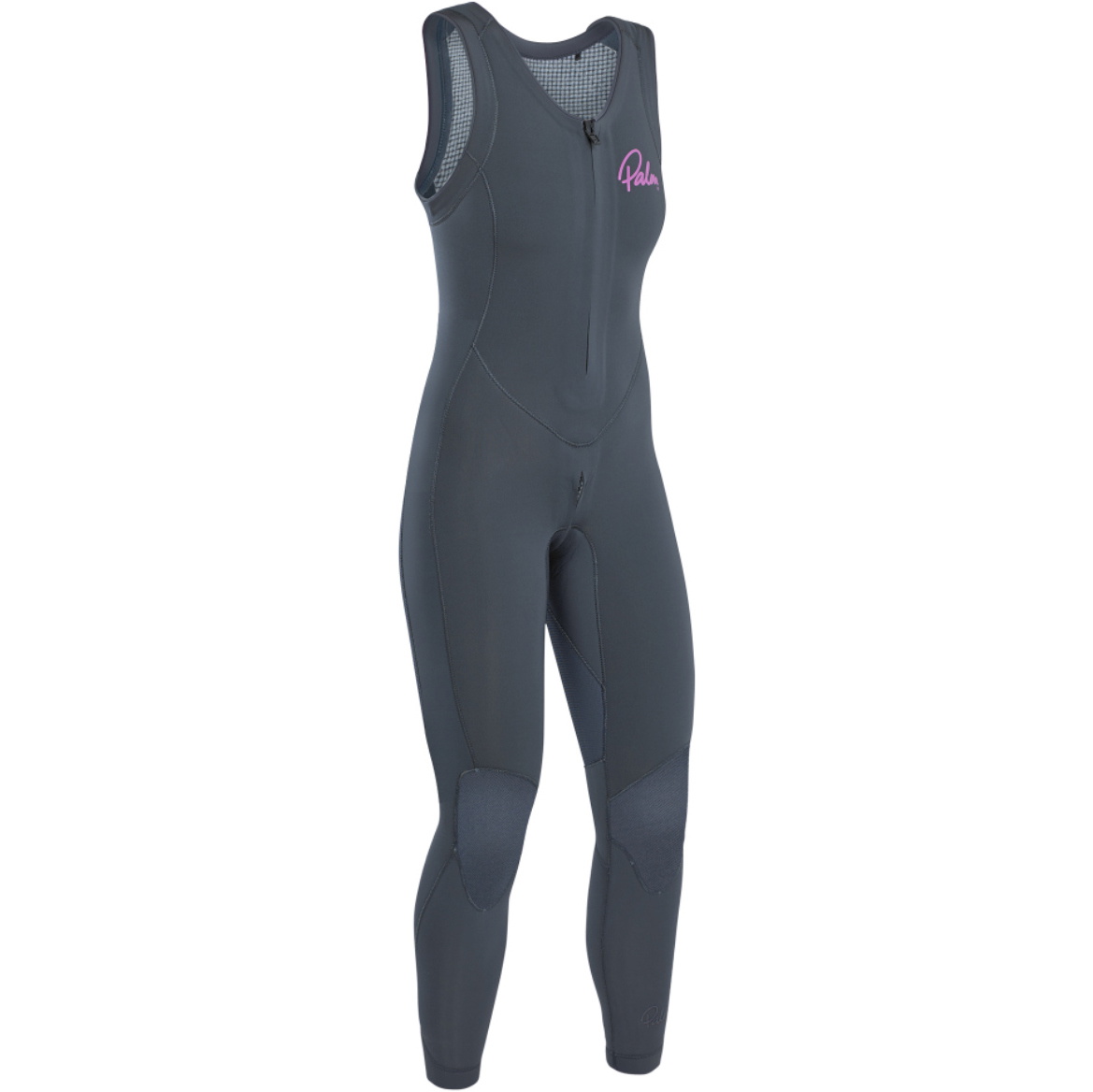 Roupa De Long Jane Feminina Palm Blaze 3mm GBS Front Zip Modelo 2026 (código 12231), Jet Grey